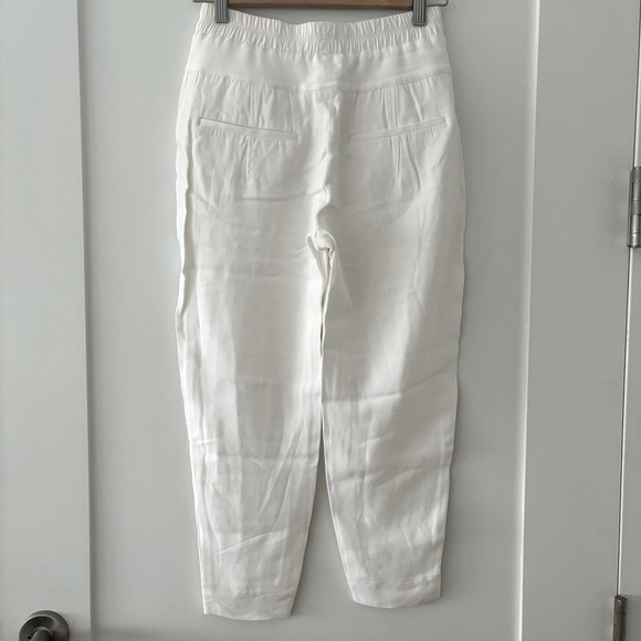Helmut Lang Cropped Crepe Pants Size 00 - Picture 2 of 4
